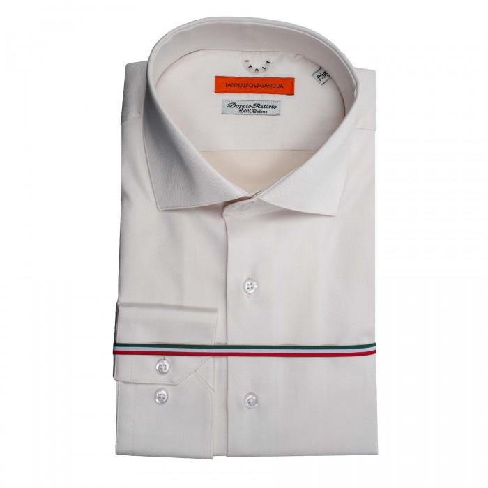 chemise blanche col cassé