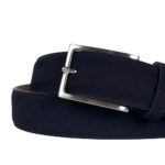 ceinture business bleu marine cuir