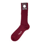 Chaussettes bordeaux en fil d'Écosse