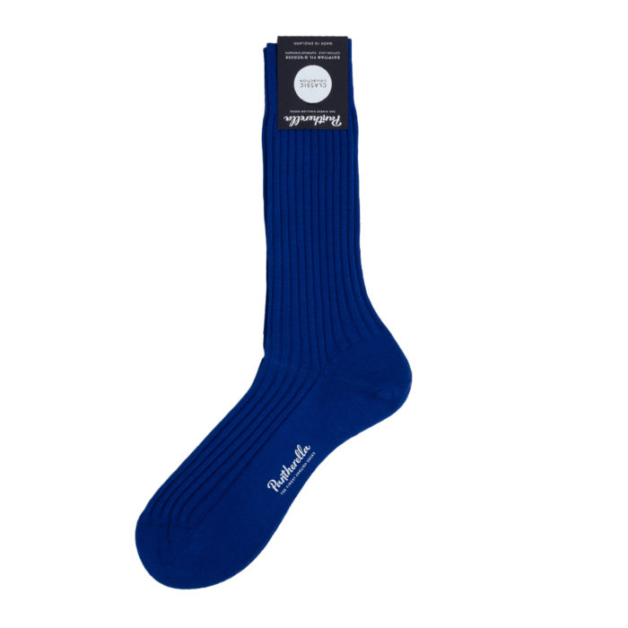 Chaussettes Business Bleu Cobalt