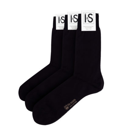 chaussettes business noir corto