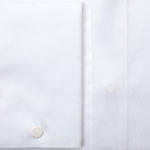 Chemise business blanc slim bouton - smoking