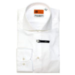 Chemise business blanc col italien