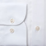 Chemise Business Blanc bouton manchette