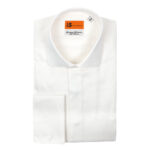 Chemise Business Blanc Cassé Slim col italien