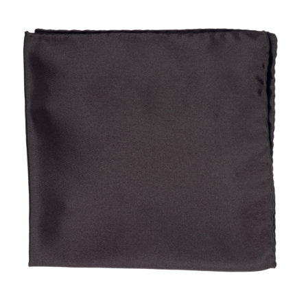 Pochette noire en soie