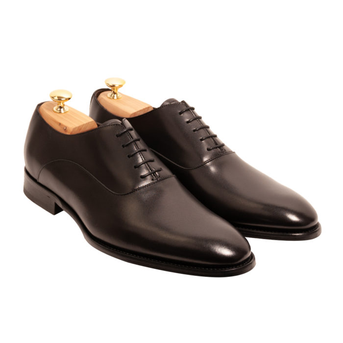 Chaussures Oxford noires en cuir